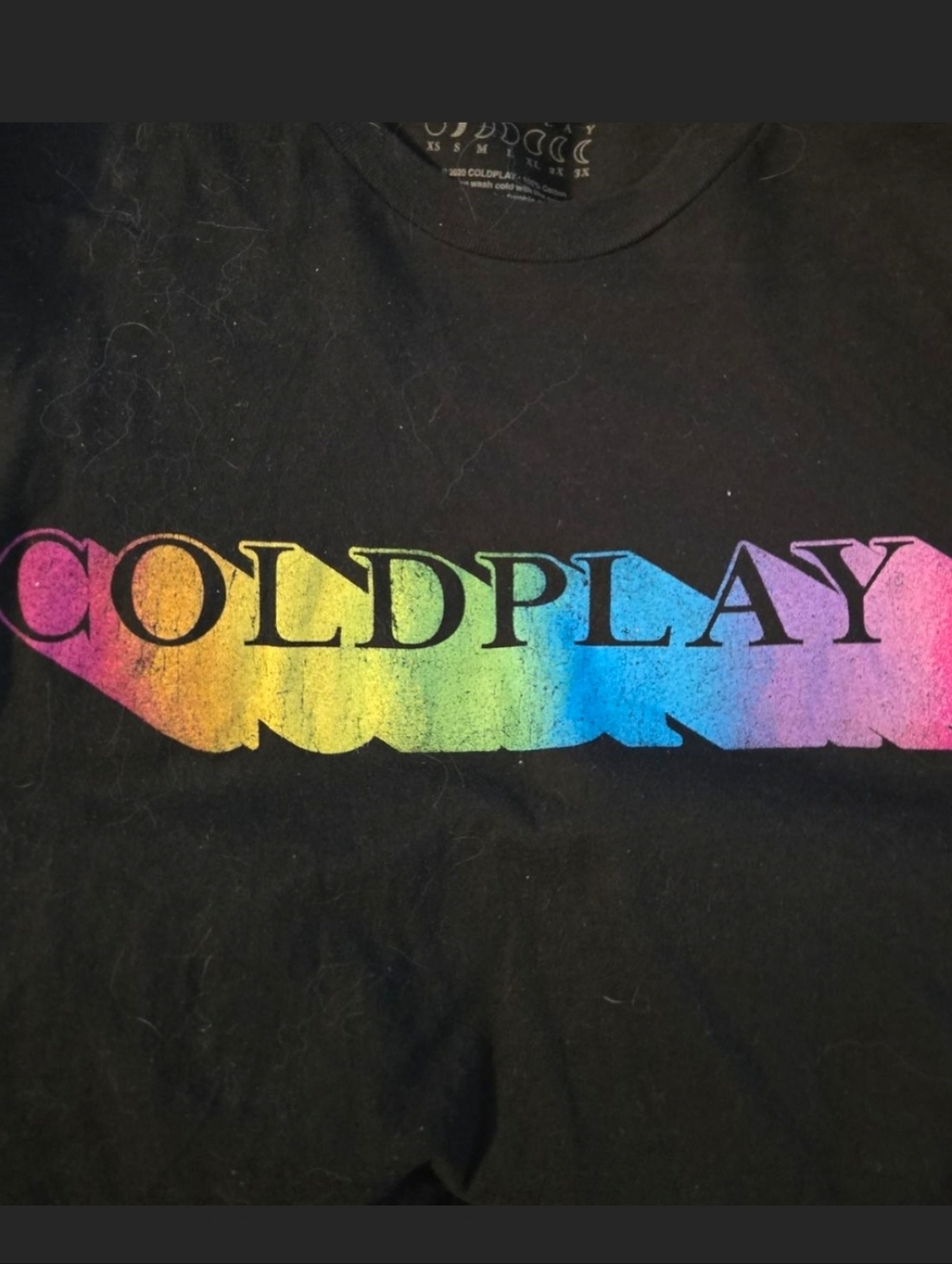 Black Coldplay Tee